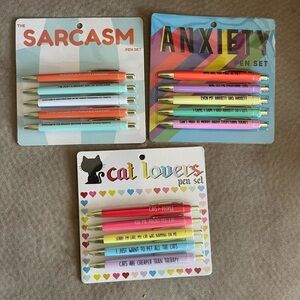 Fun funny pen sets - 3